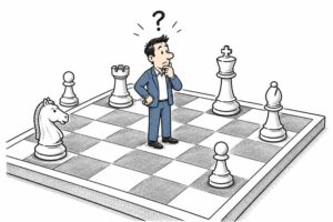 Um profissional tentando entender o novo jogo da carreira